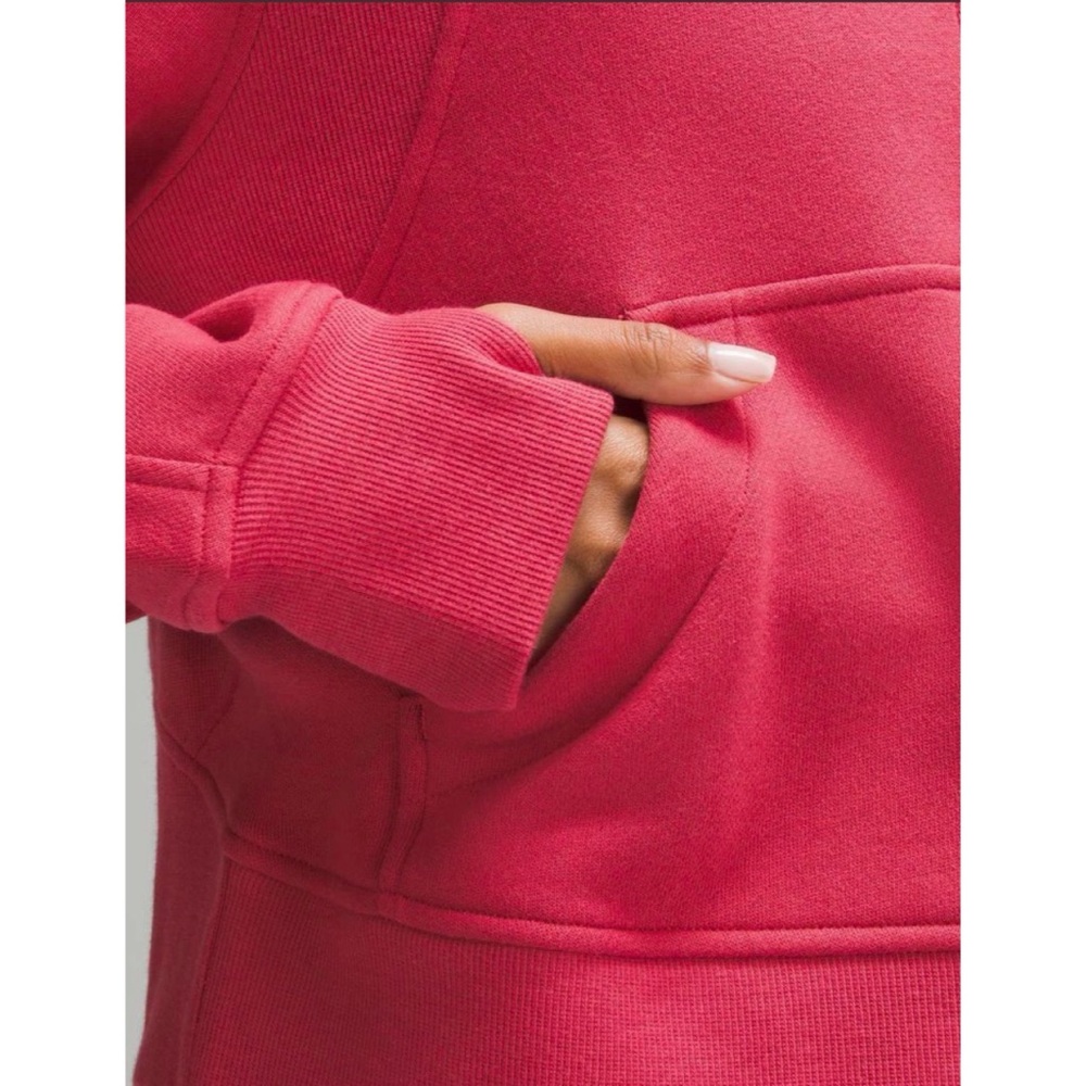 NWT Lululemon Scuba Oversized Half-Zip Hoodie Gold Zip Vintage Rose M/L - Picture 6 of 9